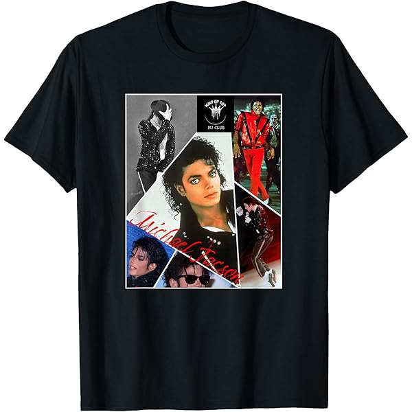 Amazon.com: The King of Pop Michael Jackson MJ-002 Black Cotton